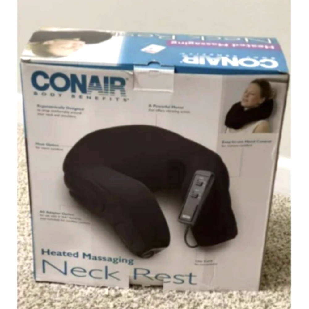 Conair Beauty Benefits Neck Rest, Vibrating Massage & Heat